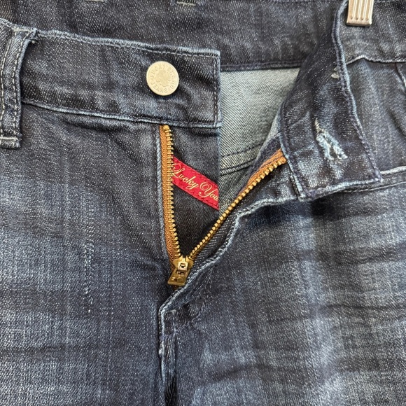 Lucky Brand Easy Rider Bootcut Jeans 2/26 Embroidered Pockets - Picture 4 of 8